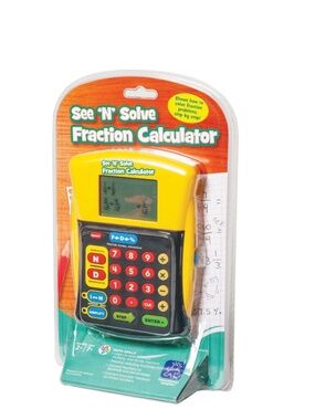 Educational Insights See 'N' Solve Fraction Calculator for students